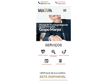 Tablet Screenshot of marpa.com.br